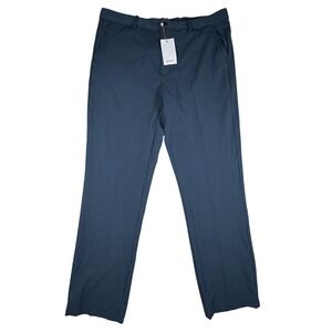Quince Ultra-Stretch 24/7 Smart Chino Ocean Blue Performance Pants Mens 36 X 32